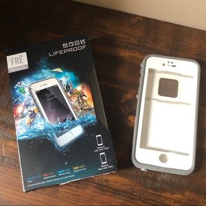 iPhone 6/6S White LifeProof Fre Phone Case!